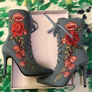 Brand New Denim Boots